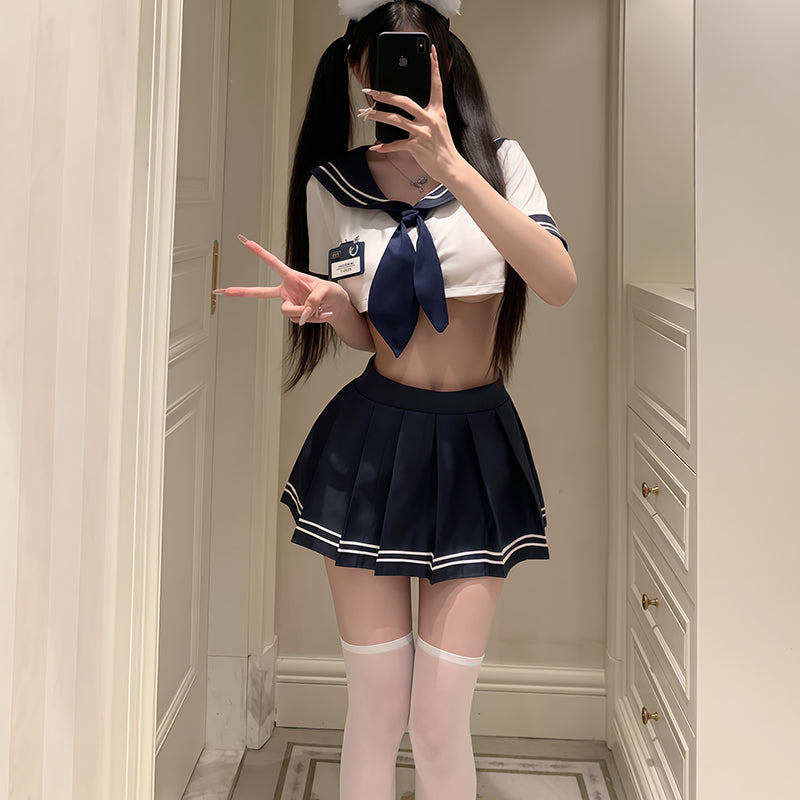 Sexy schoolgirl JK uniform