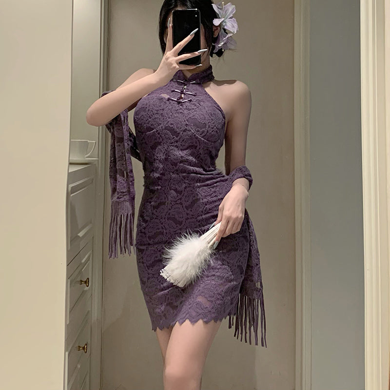 Modern Chinese Lace Qipao