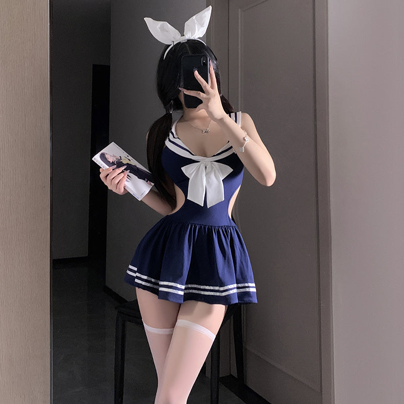 Sexy school cosplay dress
