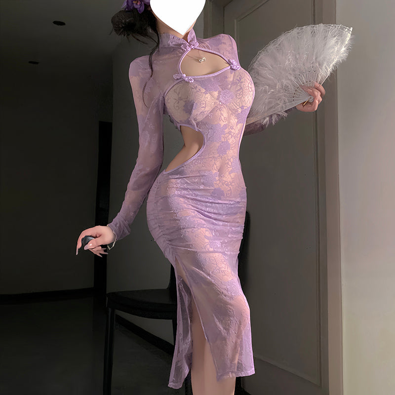 Sexy Lace New Chinese Style Cheongsam
