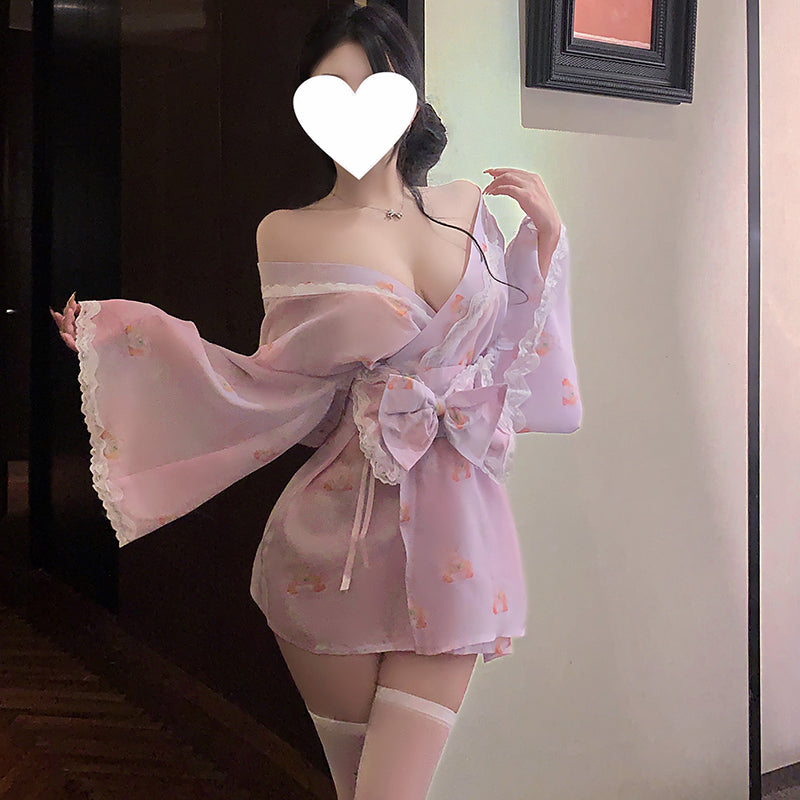 kawaii rabbit yukata dress